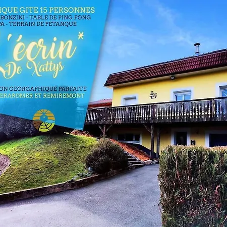 L'Ecrin De Xattys - Gite De Standing-Spa-Terrain De Petanque-Piscine-Switch-Baby-Foot Au Coeur Du Massif Vosgien Cleurie Exterior photo